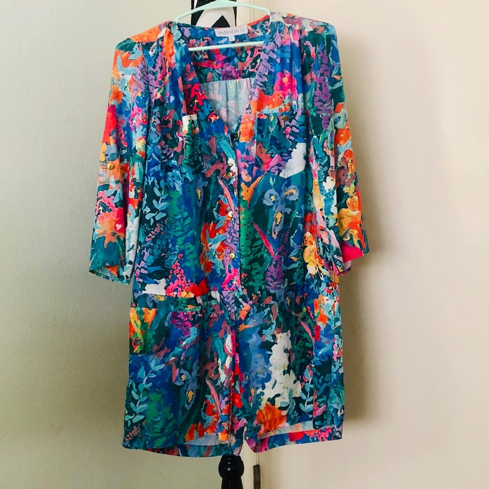 Amanda Uprichard Floral Romper